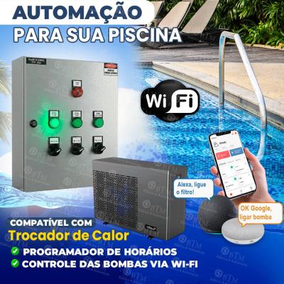 Quadro de Comando Automatizado para Piscina Wi-Fi | 3 Bombas