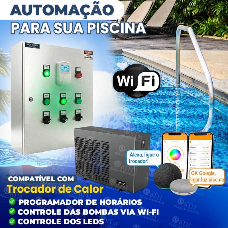 Quadro de comando Piscina P/ Tholz SmartPool | 3 bombas