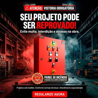Painel Bomba de Incêndio 10cv Trifásico C/alarme